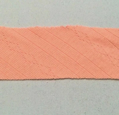 Cinta sesgada de tela de algodón tejida cinta de encuadernación plana 1-1/2" coral 27 yardas BT103 Foto 1 de 2