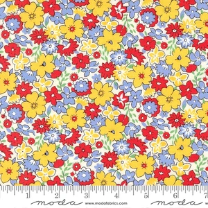 Moda Fabrics #23370 11 30'S PLAYTIME BY LINZEE McCray "Primary" BTY - Picture 1 of 1