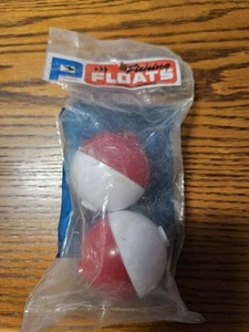 Vintage Plastilite Fishing Bobbers 2 In Pack New DOES HAVE A HOLE IN THE BAG - Picture 1 of 6