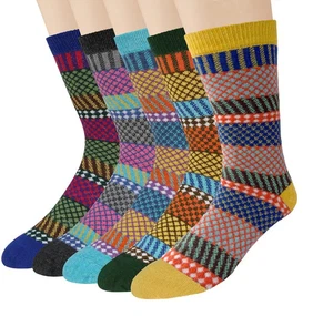 Herren Wollsocken für Winter Dicke Warme Wandersocke Weich Freizeit Nordic Boot Soc... - Bild 1 von 4