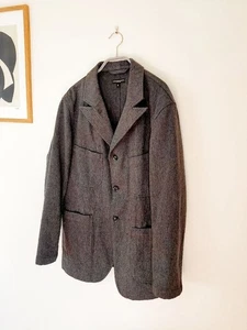 Engineered Garments Bedford Jacket Wool Serge Charcoal Size S #EK ZFA - Picture 1 of 2