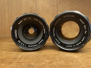 *2 Lens Set : Near Mint ++* Pentax Super Takumar 55mm F/1.8 & 35mm F/3.5 - Picture 1 of 21