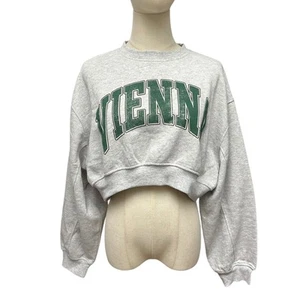 URBAN OUTFITTERS UO Mujer’s Mediana Viena Austria Vellón Forrado Sudadera Corta - Imagen 1 de 7