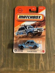 2025 MATCHBOX * B CASE * 1970 DATSUN 510 RALLY NISSAN 51/125  - Picture 1 of 6