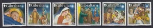 GIBRALTAR 2000 CHRISTMAS The NATIVITY 2.01 Pounds set of 6 MNH - Picture 1 of 1