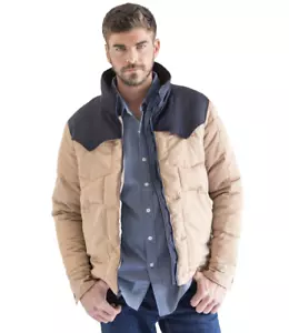 Kimes Ranch Herren NEU mit Etikett Colt Jacke hellbraun marine gesteppt Gr. Small Western - Bild 1 von 12