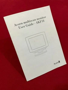 Acorn AKF-18 Multiscan Monitor Benutzerhandbuch - Bild 1 von 4