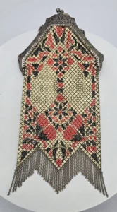 Antique MANDALIAN MFG. CO. Mesh Evening Bag Flapper Style (Beautiful Pattern) - Picture 1 of 14