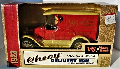 '94 Ertl Diecast VS Variety 1923 Chevy Delivery Van Collector's Bank w Key 1:25  - Image 1 of 4