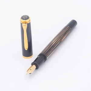 Penna stilografica Pelikan M400 14K M old style marrone tartaruga - Foto 1 di 5