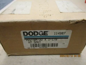 NEW DODGE P22-8M-30 X 1-1/8" BORE, TIMING PULLEY, KEY WAY, 2 S.S., 22 TEETH. - Picture 1 of 2