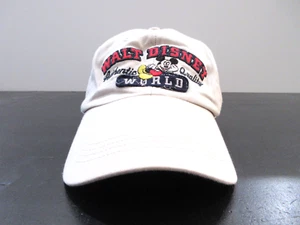 Disney Hat Cap Strap Back Brown Walt Disney Magic Kingdom Park Baseball Mens - Picture 1 of 8