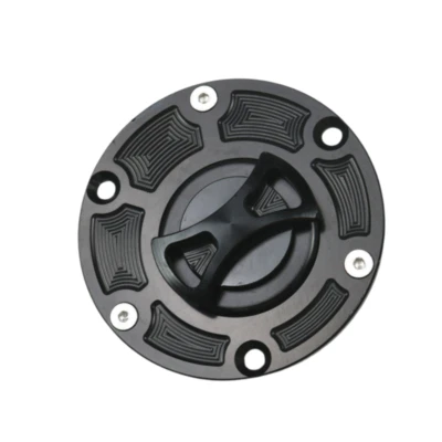 Tapa de tanque de combustible de gasolina CNC negra con pajarita para Aprilia RSV1000 RS125 RS250 Tuono Shiver Foto 1 de 3