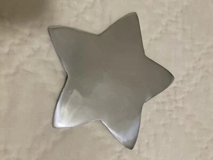 Pewter 6 1/2" Star Trivet Christmas Brand New with Tags - Bild 1 von 3