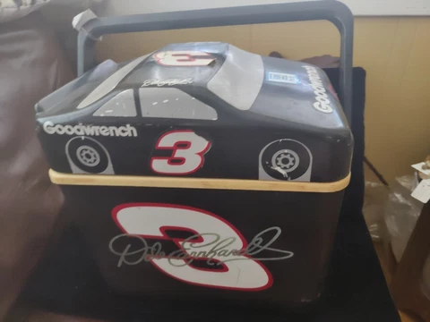 Rare Dale Earnhardt Sr. #3GM Goodwrench NASCAR Stock Car COOLER Chevy Daytona Jr Cover