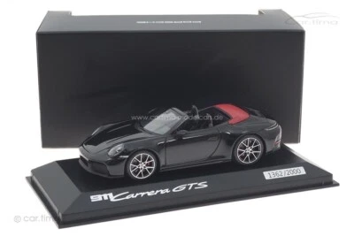 Porsche 911 (992.2) Carrera GTS Cabriolet Nero Minichamps 1:43 WAP0200290SCPE - Immagine 1 di 4