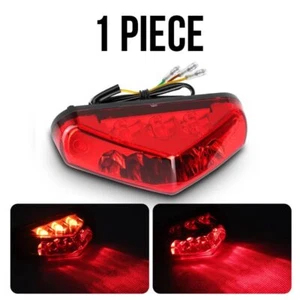 Universal Motorrad Mini LED Heckkotflügel Bremsrücklicht Dual Sport Dirt Bike DE - Bild 1 von 14