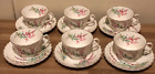 Lovely Set of 6 Royal Doulton Heather Bell Cups & Saucers