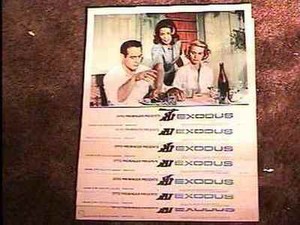 EXODUS LOBBY CARD SET '61 SAUL BASS OTTO PREMINGER