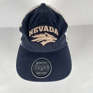 Nevada Wolf Pack Zephyr Blue Trucker Hat Snapback Adjustable Cap University NCAA - Picture 1 of 9
