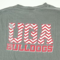 Au Alabama University Comfort Colors T Shirt Medium Faded Gray