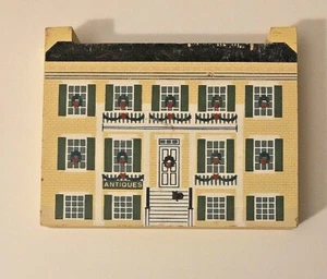 De colección St. Charles Missouri Newbill McElhiney Casa Modelo Madera Navidad Mo - Imagen 1 de 8