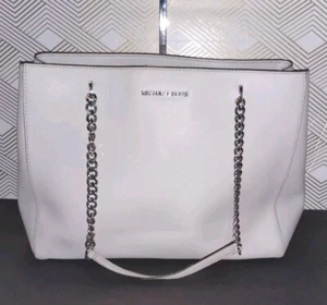 MICHAEL KORS Ellis große graue Tragetasche Leder, toll aussehend, sauber und geräumig - Bild 1 von 11