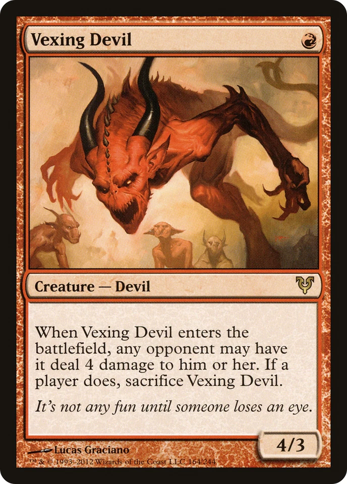 Vexing Devil (x4) _ Avacyn Restored _ Excellent up to NM _  MTG _ 4RCards - Image 1 of 1