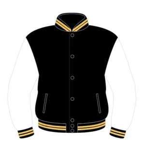 Lederärmel College-Jacke marineblau/weiß Marke Holloway, hergestellt in den USA XL NEU - Bild 1 von 4