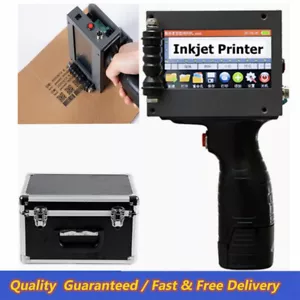 600dpi Smart Handheld Inkjet Printer Date/QR Code/LOGO/ Quick Print w/Metal Box - Picture 1 of 10