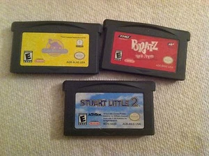 GAMEBOY ADVANCE GAMES Kid Friendly Stuart Little 2, Bratz + 1 more game GBA L@@K - Picture 1 of 7