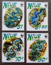 *FREE SHIP Niue WWF Small Giant Clam 2002 Fauna Marine Life (stamp) MNH