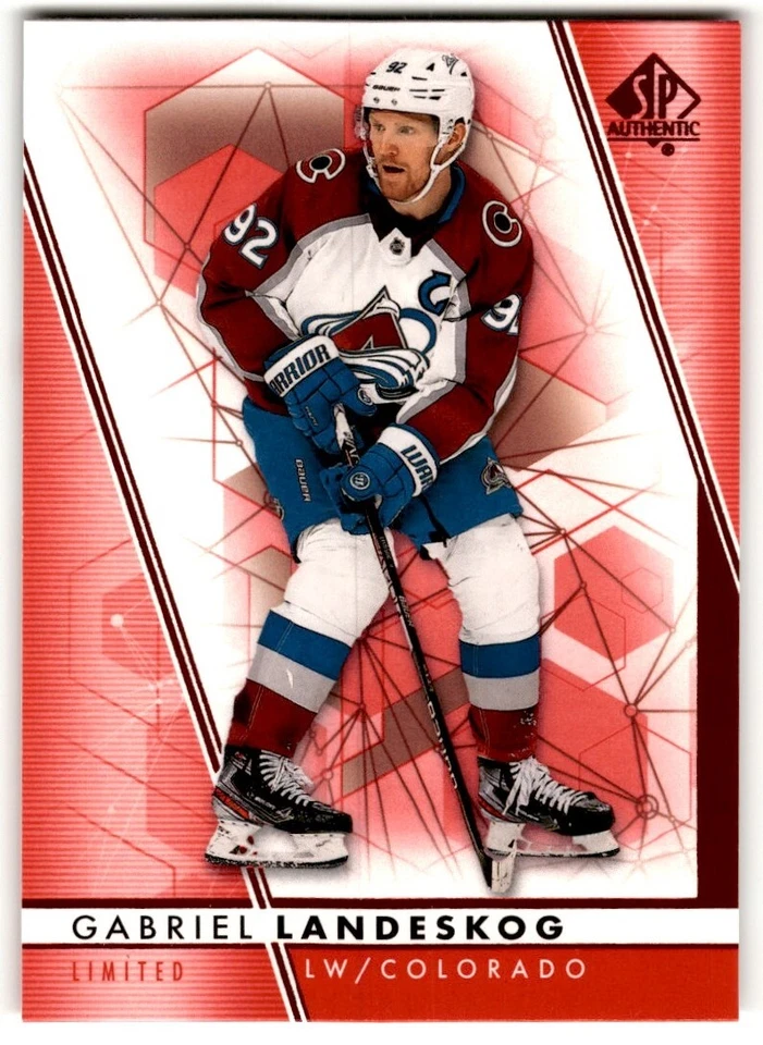 Gabriel Landeskog 2022-23 SP Authentic Limited Red #92 Colorado Avalanche - Image 1 of 2