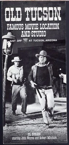 John Wayne In Cover Of 3 Panel "OLD TUCSON" Movie Studio. TV & Movie Stars - Picture 1 of 3
