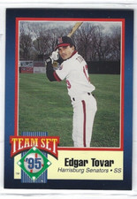 1995 Harrisburg Senators (Double-A Montreal Expos) Edgar Tovar