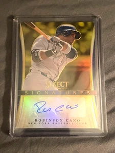 2013 Robinson Cano Panini Select Signatures Serial #'d 1/10 Autograph Refractor - Picture 1 of 2