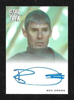 2017 Star Trek Über Autogramm Ben Kreuz Als Sarek " Limitierte Zoll - Bild 1 von 3