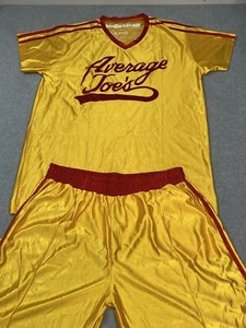 Dodgeball Average Joes Embroidered Gold Uniform Costume SZ XL  VGC stitched. - Picture 1 of 16