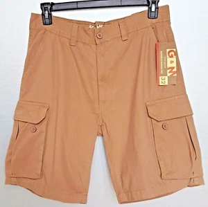 Men's G & M Sz 38 Brown Cargo Khaki Shorts   $12.94 - Picture 1 of 3