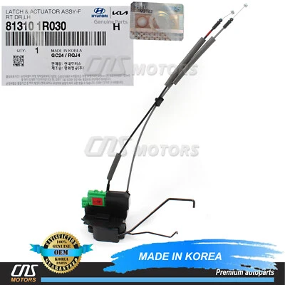 GENUINE Door Lock Actuator FRONT LEFT DRIVER for 12-17 Hyundai Accent 813101R030 Foto 1 de 4