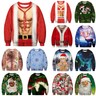 Mens Christmas Ugly Sweatshirt Funny Sweater Xmas Party Pullover Tops Jumper