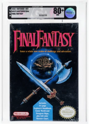 Final Fantasy - VGA 80+ NM Sealed NES  WATA VGA Graded  Nintendo - Image 1 of 2