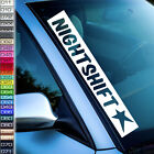 Aufkleber Frontscheibe Night Shift Stern Sticker  Pickerl Low Edition F63