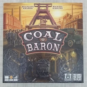 Coal Baron Board Game VG 100% Complete Kiesling & Kramer R&R Games Incorporated - Picture 1 of 3