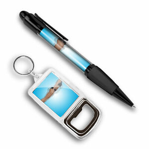 Pen & Beer Opener Keyring - Body Ideal Health Obesity Weight Loss #44413