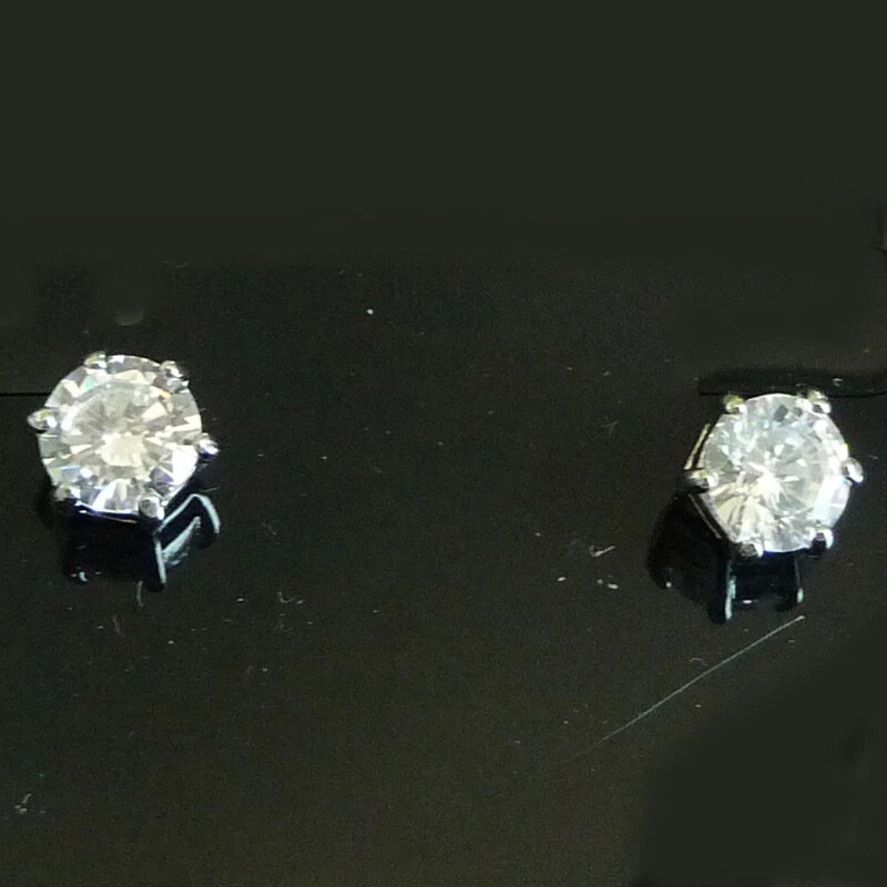 Matrimonio Orecchini Ornamento da Sposa Kristall-Stecker Cristallo Argento - Immagine 1 di 4