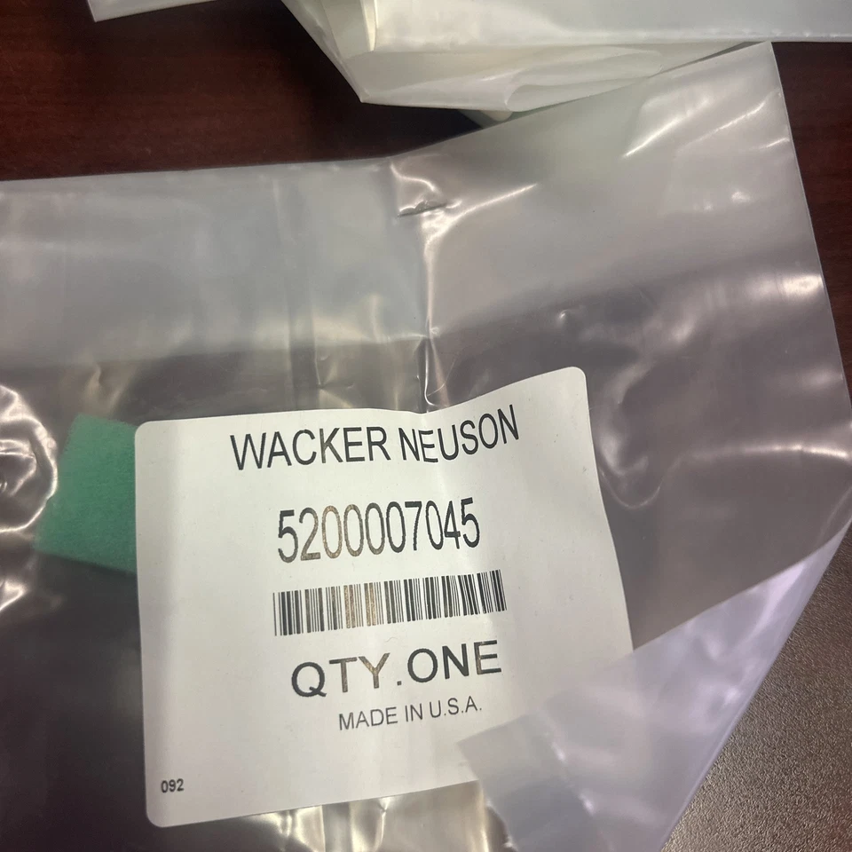 Genuine Wacker Neuson 5200007045 Foam Filter **FREE SHIPPING** - Image 1 of 1