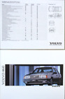 Volvo 460 Prospekt Brochure von 1990, 44 Seiten