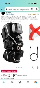 XPOLAR X2 Knee Massager for Pain and Inflammation Relief – Cold & Hot Therapy- - Picture 1 of 9