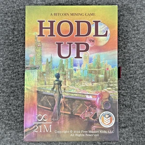 HODL UP Bitcoin Mining Board Game 2023 Free Market Kids STEM Authenticated - Picture 1 of 15